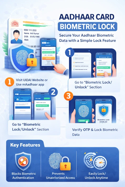 आधार में Biometric Lock क्या है?